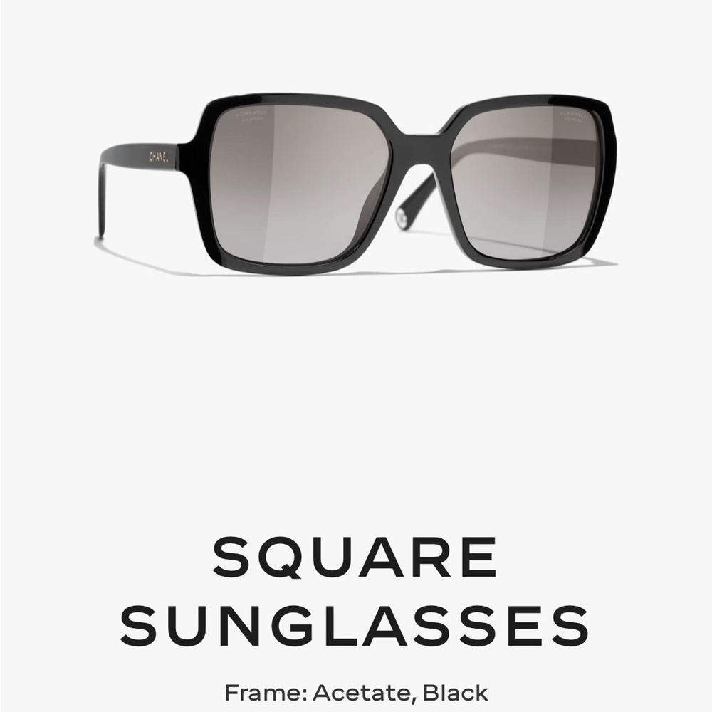 CHANEL Glossy Black Eyewear - Picture 10 of 14
